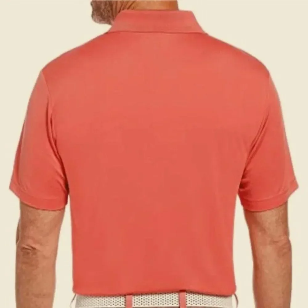 PGA TOUR Airflux Coral Polo Golf Tennis Athletic Short Sleeve Shirt Mens XL - Picture 2 of 12